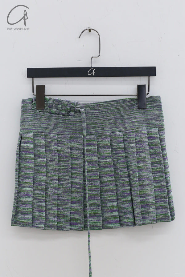 ISA BOULDER PLEATED MINI SKIRT COLLECTION Indonesia IB-22SK04-SZL Aqua Green